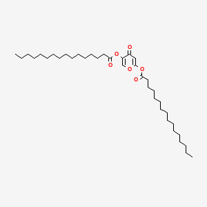 Molecular structure of Kojic acid dipalmitate