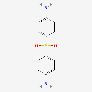 Molecular structure of 4,4-Diaminodiphenylsulfone
