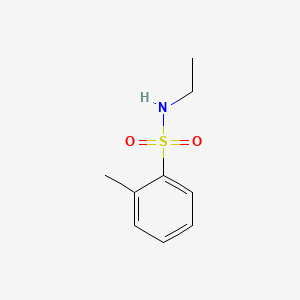 Molecular structure of Toluene ethylsulfonamide