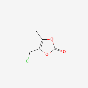 Molecular structure of 4-Cloromethyl-5-methyl-1,3-dioxol-2-one
