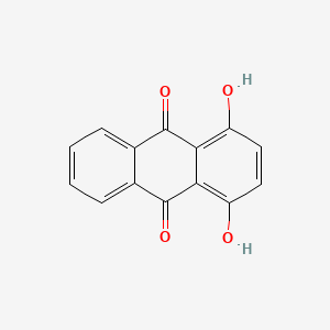 Molecular structure of Quinizarin