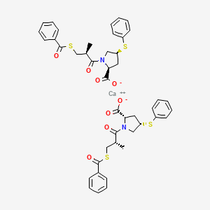 Molecular structure of Zofenopril calcium