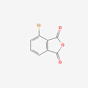 Molecular structure of 3-Bromophthalic anhydride