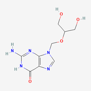 Molecular structure of Ganciclovir