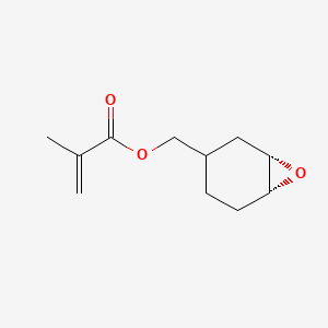 Molecular structure of 3,4-Epoxycyclohexylmethyl methacrylate