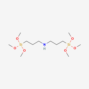 Molecular structure of Bis(trimethoxysilylpropyl)amine