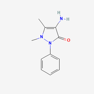 Molecular structure of 4-Aminoantipyrine