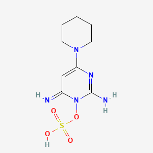 Molecular structure of Minoxidil sulphate