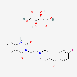 Molecular structure of Ketanserin Tartrate