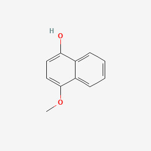Molecular structure of 4-Methoxy-1-naphthol