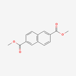 Molecular structure of Dimethyl-2,6-naphthalenedicarboxylate