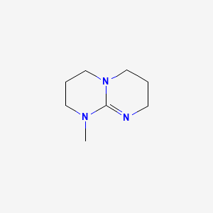 Molecular structure of 7-Methyl-1,5,7-triazabicyclo[4.4.0]dec-5-ene