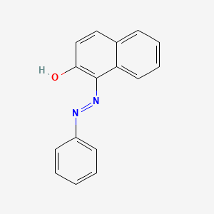 Molecular structure of Sudan I