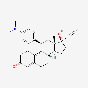 Molecular structure of Mifepristone