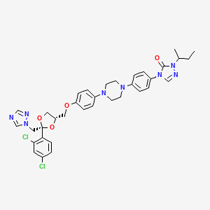 Molecular structure of Itraconazole