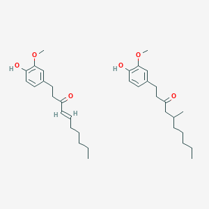 Molecular structure of Ginger extract