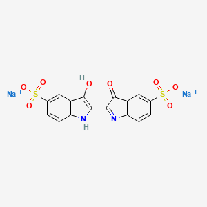 Molecular structure of Acid Blue 74