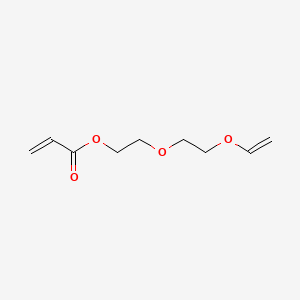 Molecular structure of 2-(2-ethenoxyethoxy)ethyl prop-2-enoate