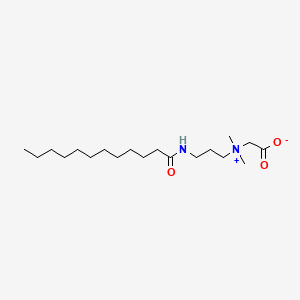 Molecular structure of Cocamidopropyl betaine