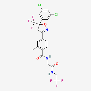 Molecular structure of Fluralaner