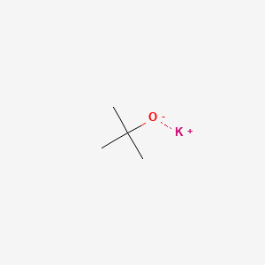 Molecular structure of Potassium tert-butanolate