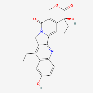 Molecular structure of 7-Ethyl-10-hydroxycamptothecin