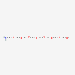 Molecular structure of 3,6,9,12,15,18,21,24-Octaoxapentacosan-1-amine