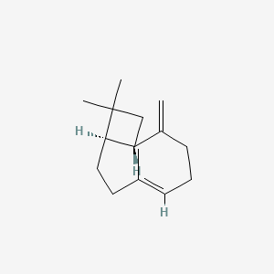 Molecular structure of (-)-Caryophyllene