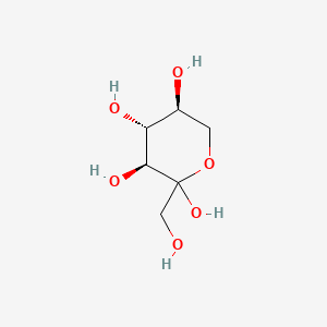 Molecular structure of L-(-)-Sorbose