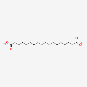 Molecular structure of Octadecanedioic acid