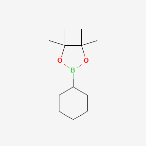 Molecular structure of Cyclohexylboronic acid pinacol ester