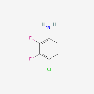 Molecular structure of 2,3-Difluoro-4-chloroaniline
