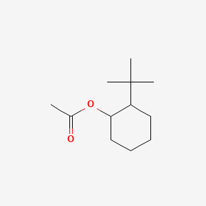 Molecular structure of 2-tert-Butylcyclohexyl acetate