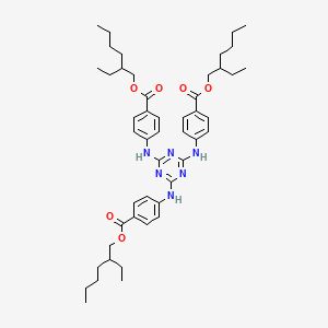 Molecular structure of Octyl triazone