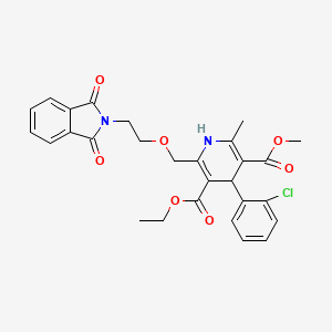 Molecular structure of Phthaloyl amlodipine