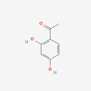 Molecular structure of 2,4-Dihydroxyacetophenone