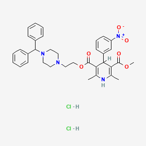 Molecular structure of Manidipine hydrochloride