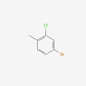 Molecular structure of 4-Bromo-2-chlorotoluene