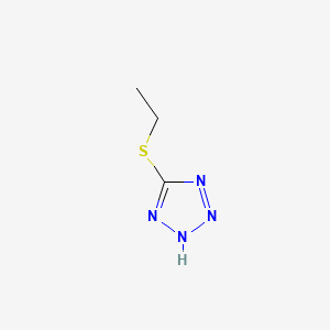 Molecular structure of 5-(Ethylthio)-1H-tetrazole