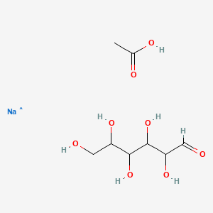 Molecular structure of Sodium carboxymethyl cellulose