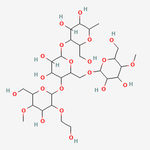 Molecular structure of Hydroxyethyl Cellulose