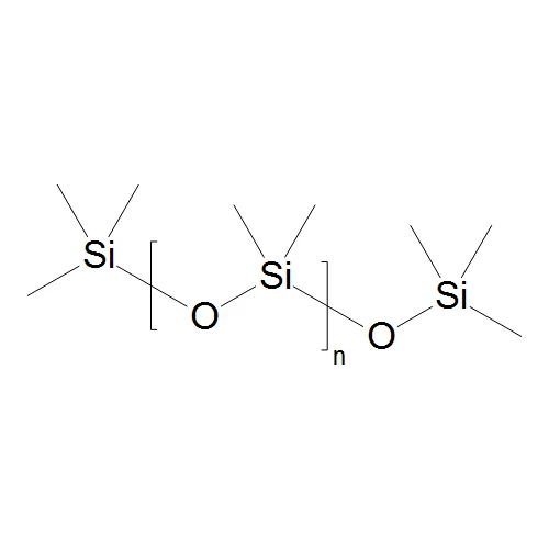 Molecular structure of Dimethicone