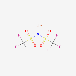 Molecular structure of Lithium bis(trifluoromethanesulphonyl)imide