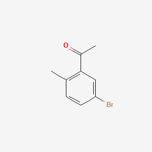 Molecular structure of 1-(5-bromo-2-methylphenyl)ethanone