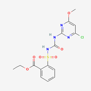 Molecular structure of Chlorimuron-ethyl
