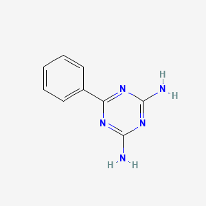 Molecular structure of 2,4-Diamino-6-phenyl-1,3,5-triazine