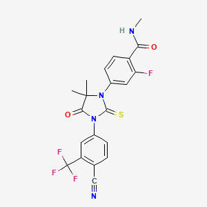 Molecular structure of MDV 3100