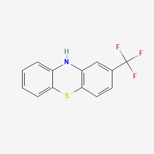 Molecular structure of 2-(Trifluoromethyl)phenothiazine