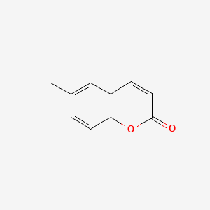 Molecular structure of 6-methyl-2H-chromen-2-one