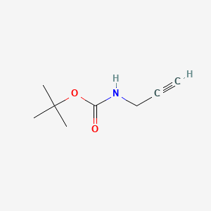 Molecular structure of N-Boc-propargylamine